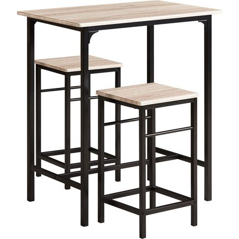 SoBuy OGT10-N,Bar Set-1 Bar Table and 2 Stools
