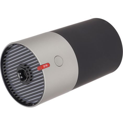Humidificateur USB Portable pour Bureau et Voiture - Fonction Veilleuse, 2 Modes, Arrêt Auto - Design Compact Silencieux (Noir/Argent) (1/5)