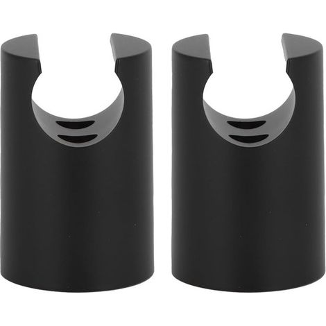 Ducha mano, Soporte ajustable ducha mano, ABS, Soporte sencillo e impermeable baño, Soporte universal ducha mano, baños domésticos hotel (Negro) (1/5)