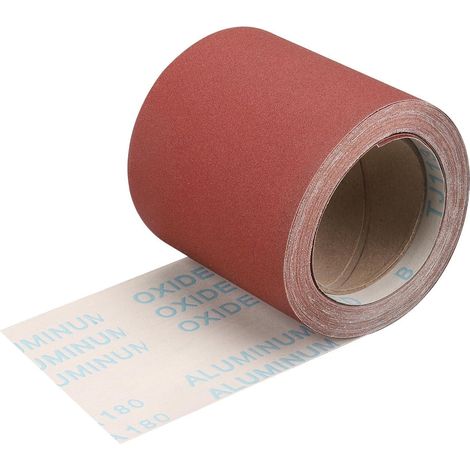 Schleifpapier 115mm 10m Körnung 180 Hartholz Schleifer SBJ-115mm-180 (1/5)