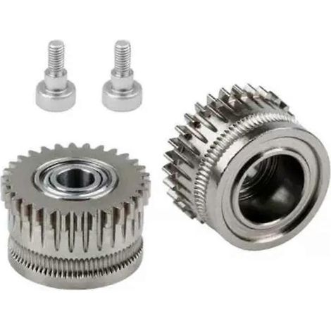 Doppelzahnrad-Filamentantriebszahnrad für K1/K1C/Ender3 V3 Extruder-Zahnrad-Upgrade-Zahnrad()