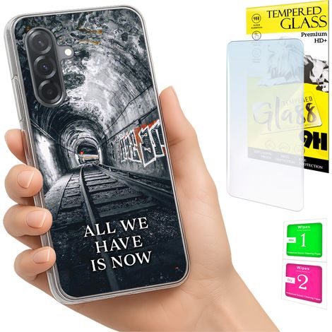 Custodia per Samsung Galaxy A36 / A56, cover fotografica, cover posteriore + vetro 9H (1/5)