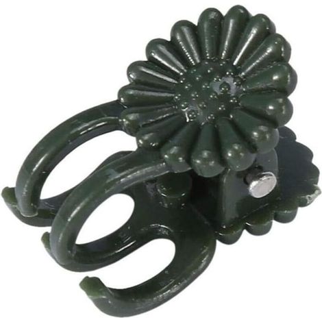 Bardusch Lot de 20 clips en plastique pour support de plantes d'orchidée - Pinces pour plantes de jardin - Piquets pour soutenir les tiges de vigne (1/4)