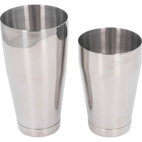 Shaker à cocktails en acier inoxydable pour martini, outil de base pour barmans, shaker en métal (1/5)