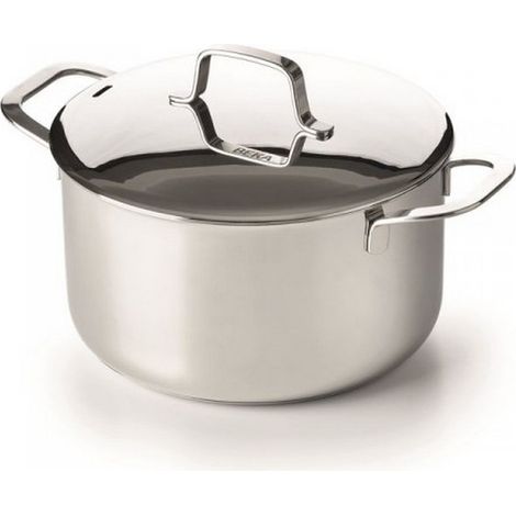 Casseruola in acciaio inox da 24 cm + coperchio - 15021244 - Beka (1/2)