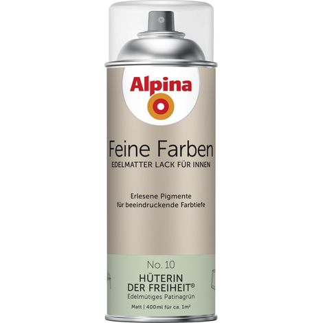Alpina Feine Farben Sprühlack No. 10 Hüterin der Freiheit patinagrün edelmatt 400 ml Sprühlacke (1/3)