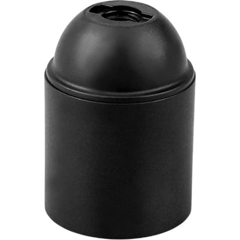 Douille E27 - Support Douille Lisse Pour Ampoule Exposée - Filetage M10x1 - 250 V 4 A - Charge Max 2,3 Kg - Lot de 10 (1/5)