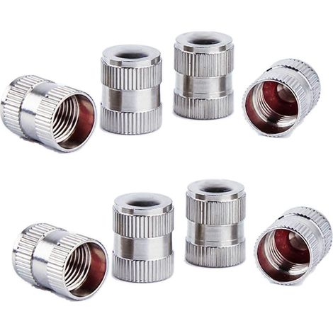 Set mit 8 Ventilkappen für Autoreifen, universelle Dichtungen, schützen das Ventil, für Autos, SUVs, Fahrräder, LKWs und Motorräder. (1/5)