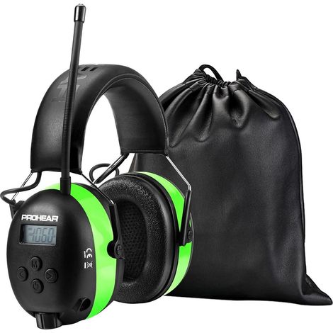 Gehörschutz Radio Bluetooth FM AM Mikrofon SNR31dB NRR25dB Grün (1/5)
