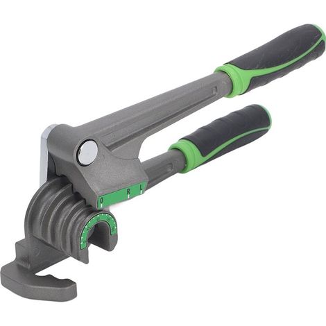 Cintreuse de tuyaux 3 en 1, 1/4 pouces, 5/16 pouces, 3/8 pouces, outil de pliage de tubes en alliage d'aluminium à 180 degrés pour la réparation de la réfrigération AC (6 8 10mm) (1/5)