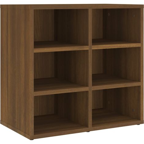 Maison Exclusive - Zapatero color marrón roble 52,5x30x50 cm