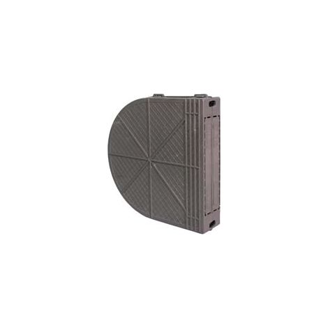 SCATOLA AVVOLGIBILI IN PLASTICA- interforo cm.16,5 - dim.ingombro cm.19x4,5x19 - 5 pezzi