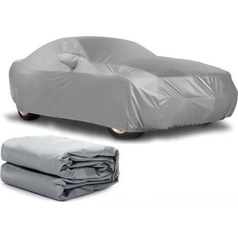 Couverture intégrale de voiture anti-poussière, résistante aux rayures, imperméable à toutes les conditions atmosphériques, protection UV en plein air L(480175120CM) (1/5)