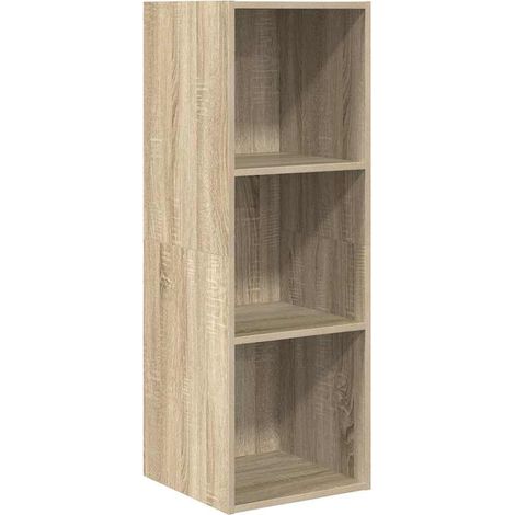 Maison Exclusive - TV-Wandschrank Sonoma-Eiche 37x37x107 cm Holzw (1/5)