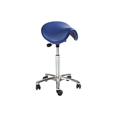 Taburete de sillín  sin respaldo  azul