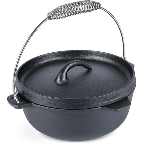 Grilltopf, Gusseisen, Ø 25 cm (1/5)
