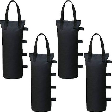 Lot de 4 Poids de Gazebo pour Tonnelle et Pavillon, Sac de Lestage Sable pour Jambes, Tentes Pare-Soleil, Parasol (1/5)
