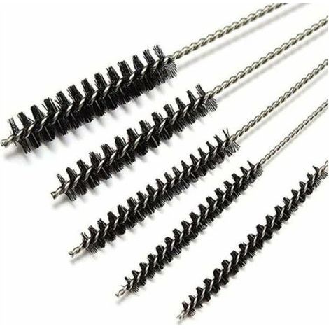 Brosse de Nettoyage Aérographe, 5 Brosses + 5 Aiguilles pour Nettoyage Pinceaux, Outils Bricolage.