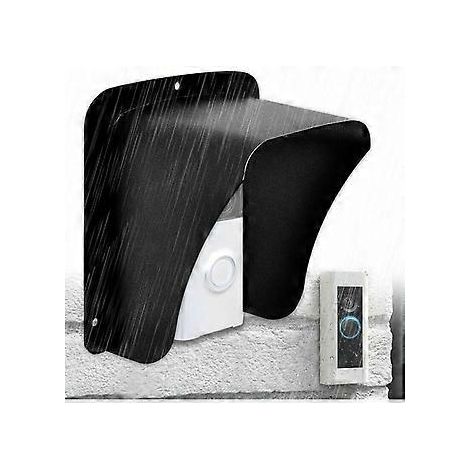 Couvercle de sonnette, sonnette sans fil avec couvercle en métal tanche pour appareil photo, sonnette bouton-poussoir, sonnette sans fil anneau