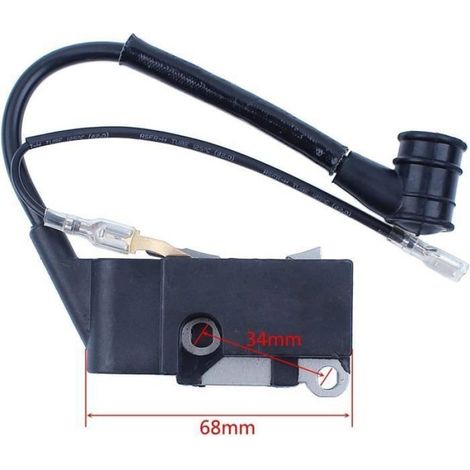 Bobine D Allumage - Pour Tronçonneuse 45cc 52cc 58cc - Modèle 4500 5200 5800 - Avec Bougie - 1 Pièce (1/4)
