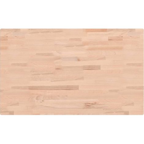 Maison Exclusive - Piano Tavolo 100x60x4cm Rettangolare Legno Massello di Faggio