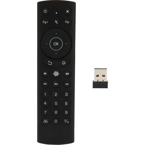 Télécommande Bluetooth Apprentissage IR avec Contrôle Vocal pour TV Box, Projecteur, PC - Souris Sans Fil Rétroéclairée G20SPRO (1/5)