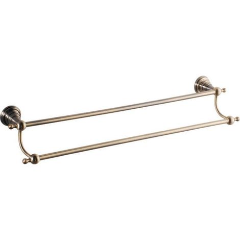 Sapho Diamond - Toallero doble, longitud 61 cm, bronce 1318-11