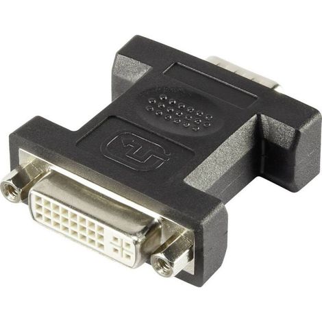 RF-4212234 DVI / VGA Adaptateur [1x DVI femelle 24+5 pôles - 1x VGA mâle] blanc vissable W717461 (1/3)