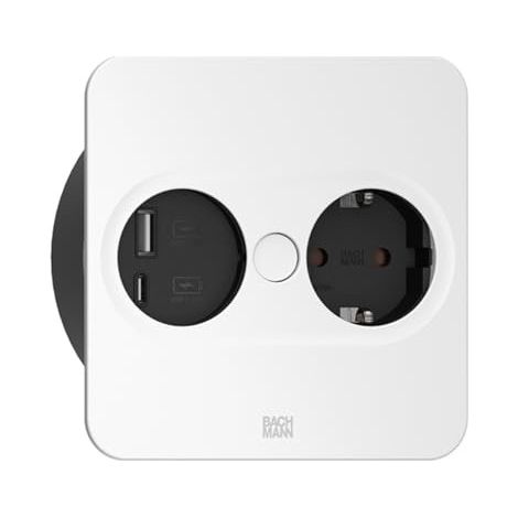 Bachmann Twist 2 Steckdose mit USB A/C Anschlüssen 22W