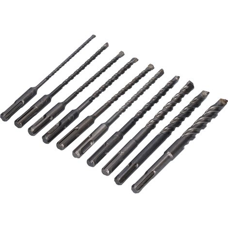 Set de forets à maçonnerie carbure pour béton, embouts SDS pour perforateur, longueur 160mm, diamètre 4-14mm, outils de perçage (1/5)