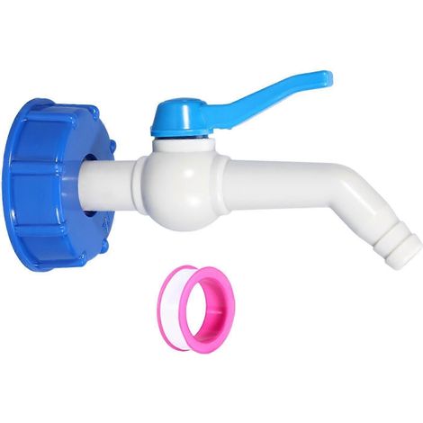 Adaptateur pour conteneur IBC avec vanne à bille. Remplace le filetage précis. Pratique, robuste et rapide. Style A (1/5)