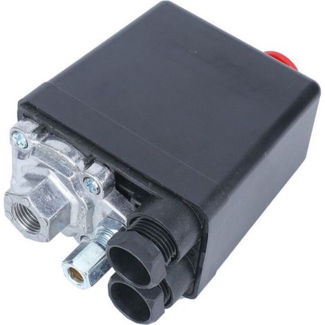 Pressostat Compresseur D'air - G1/4 - 0,5 À 1,2 MPa - 220 V - 20 A - 1 Milliard De Cycles - 1 Pièce (1/5)