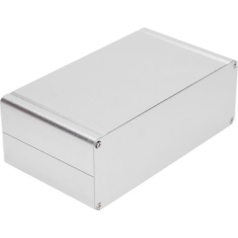 Wasserdichte Aluminium-Anschlussdose, geschlitztes, wasserdichtes Elektrogehäuse für Heimwerkerprojekte, silber, 62 x 178 x 100 mm (1/5)