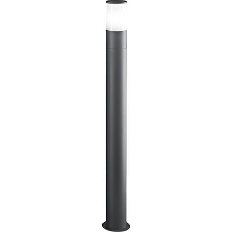 Borne De Jardin Cigar Avec Ampoule E27 Max 20W Ip54, Aluminium Peint, Borne Extérieure, Anthracite, Hauteur 90 Cm - Perenz (1/2)