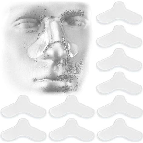 10 Pack Nasal Pads For Cpap Mask - Cpap Nose Pads - Cpap Supplies For Cpap Machine (1/4)