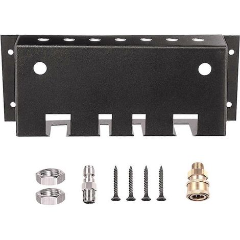 Support mural pour outils de nettoyeur haute pression, 7 trous (1/5)