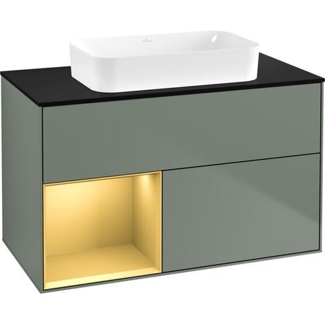 Villeroy & Boch F652HFGM Armoire sous-lavabo Finion F65 (1/2)