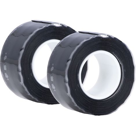 Rollen/Set 2,5 cm x 3 m Isolierband, selbstverschweißendes Silikonband, Reparaturband für Wasserleitungen im Garten (1/5)