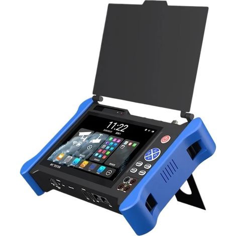 Testeur de caméra de sécurité CCTV Testeur De Caméra De Vidéosurveillance 4K VOR OTDR IP AHD CVI TVI SDI CVBS, Moniteur De Test CCTV IPC for La Sécurité, Caméra IP Entrée/Sortie(TI-9360-ACTH) (1/5)