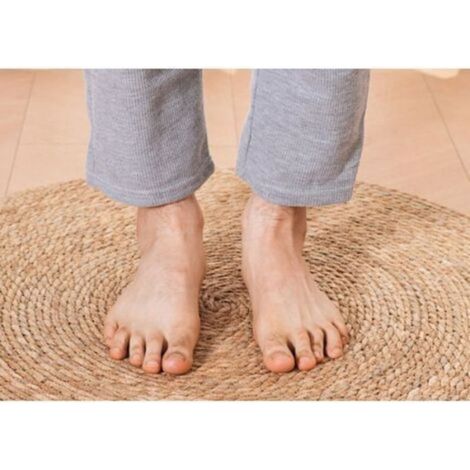 Tapis rond jute 40cm extérieur résistant intempéries UV (1/3)