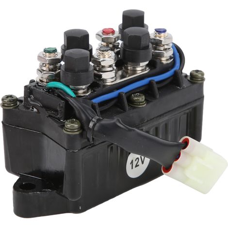 Interrupteur solénoïde 0409‑066 / 0436‑700 12 V de remplacement pour kit de treuil de motoneige Arctic Cat (1/5)