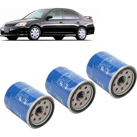 Satz mit 3 Ölfiltern 15400-RTA-003 für Honda Accord Civic (1/5)