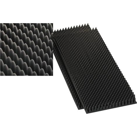 [GEBRAUCHT] B-Ware Monacor Mdm 40 Akustikschaumstoff Schaumplatte Grau 100 Cm X 50 Cm Paar
