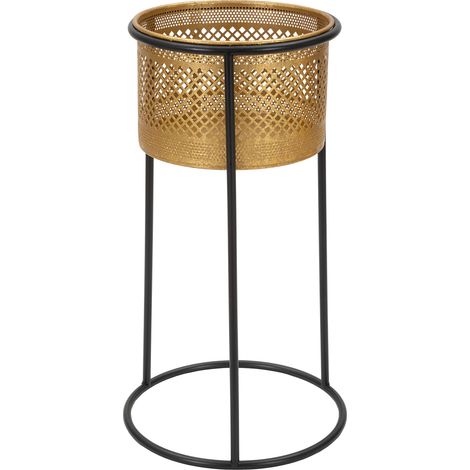 Vaso Juayua, Portavaso Rimovibile, oro, Colore Struttura Nero (1/5)
