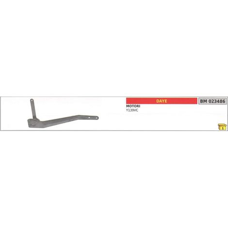 Leva regolatore giri DAYE per motore Y139VC 023486
