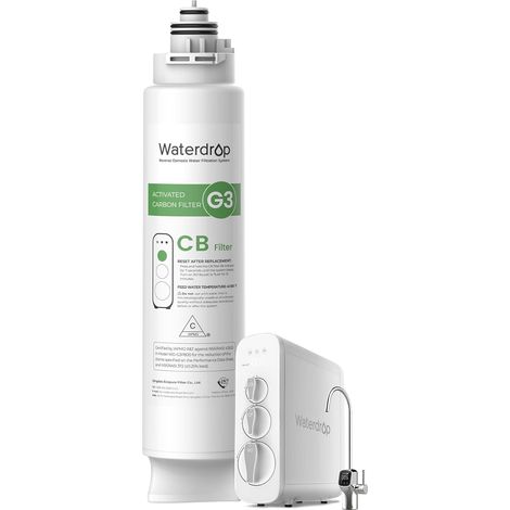 Waterdrop WD-G3-N3CB Filter 1 Year Life Replacement for WD-G3-W Reverse Osmosis System (1/5)