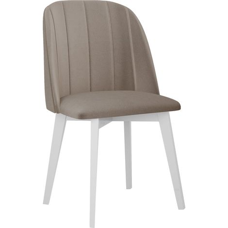 Silla Victorville 374, Blanco, 83x48x55cm, Tapiz, De madera (1/4)