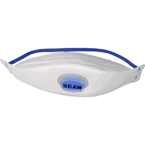 Scan Tri Fold Valved Disposable Mask FFP2 Pack of 3 (1/2)