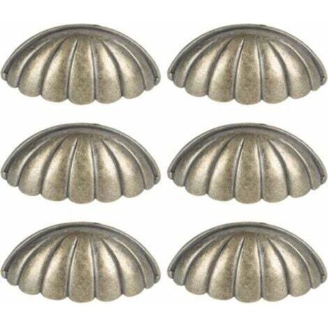 Stück Muschelknöpfe, nautische Türknöpfe, Retro-Schrank-, Schubladen-, Kommoden-, Küchenmöbel-, Schrank- und Schrankknöpfe