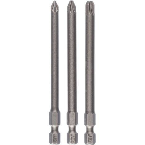 Set  di  bit  per  avvitatore  Bosch  Extra-Duro,  3  pz.  PZ1,  PZ2,  PZ3,  89  mm  -  2607001761 (1/2)